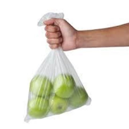 Aluf Plastics 1.1 MIL Clear Poly Food Bags - 8 x 4 x 18 - Pack of 1000 -  For Fruits, Vegetables, Meat, & Frozen Food FB8418H - The Home Depot