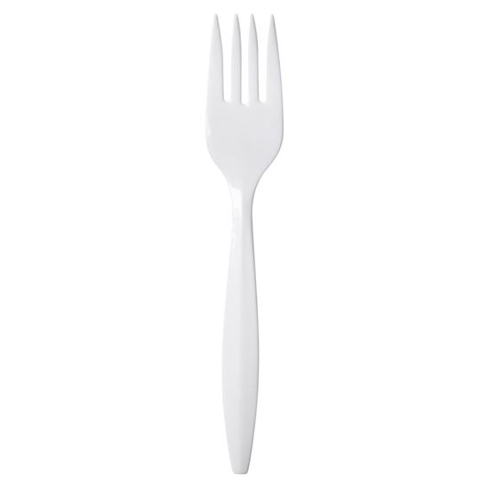 Picture of White Medium Weight Forks (1000pcs)