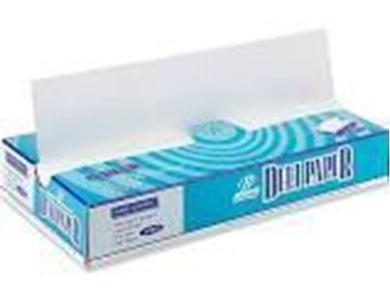 Picture of 15"x10.75" Interfolded Deli Wrap Wax Sheets(500x12box)