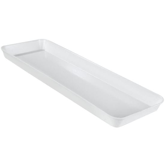 Picture of White Market Plastic Food Tray 6"x30"x2"