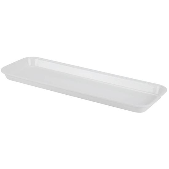 Picture of White Market Plastic Food Tray 8"x30"x3/4"