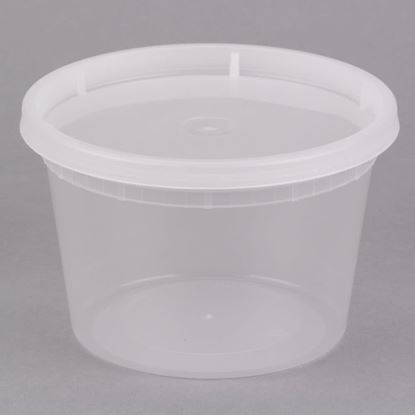Plastic Soup Containers 12oz #S12 (Made in China)
