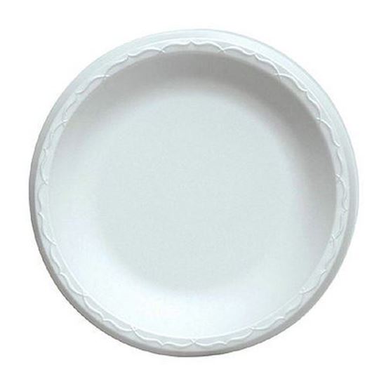 Picture of 9" Foam Plate 1 Compartment 20x25ct Retail Packaging (500 pc)