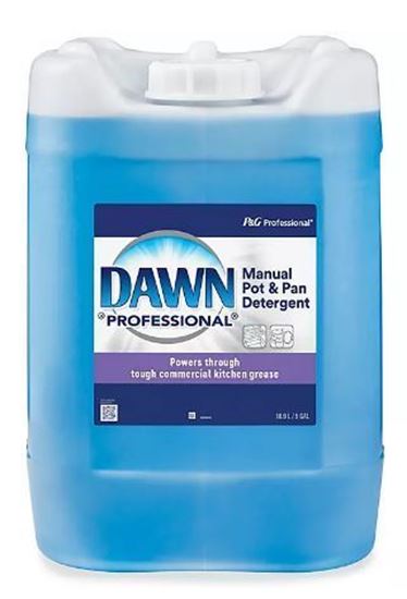 Picture of Dawn 5 Gal Blue Liquid Dishwashing Detergent