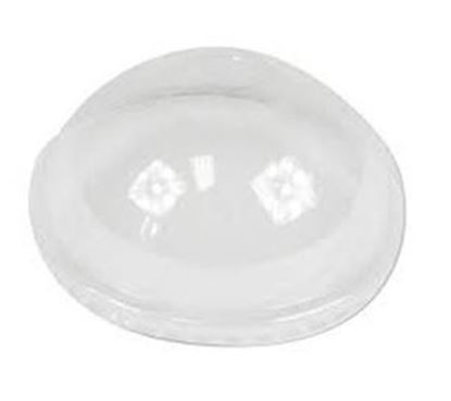 Picture of 10oz Dome Plastic Cold Cup Lids Without Slot 10/100/1000