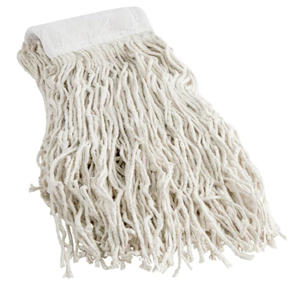 Picture of White Cotton Loop End Mop Head with 5" Band